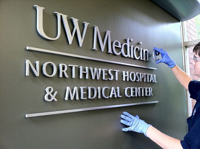 signages for hospital-repair